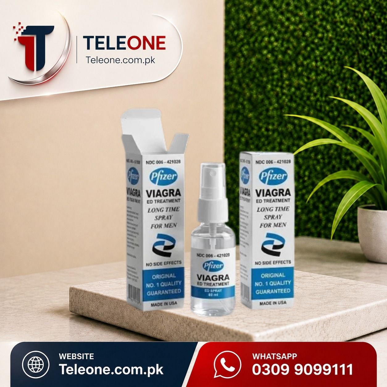 Pfizer Viagra ED Treatment Long Time Spray For Men In Pakistan