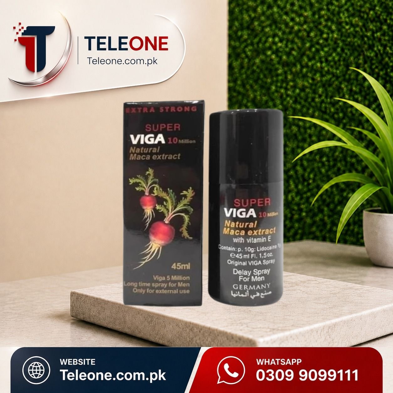 Super Viga 10 Million Spray Natural Maca Extract In Pakistan