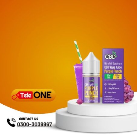 CBN + Delta-9 THC Vape Juice: Purple Punch - Indica In Pakistan